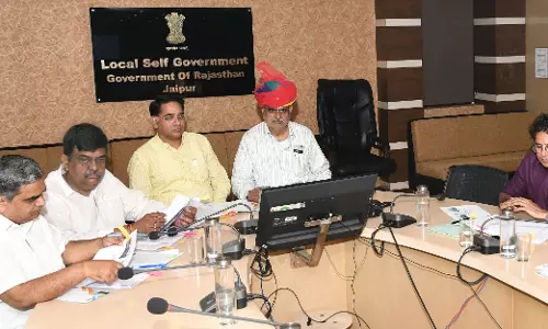 Jaipur: नगरीय निकाय पुनर्गठन पर मंत्रीमंडलीय उप समिति की दूसरी बैठक सम्पन्न Jaipur: नगरीय निकाय पुनर्गठन पर मंत्रीमंडलीय उप समिति की दूसरी बैठक सम्पन्न