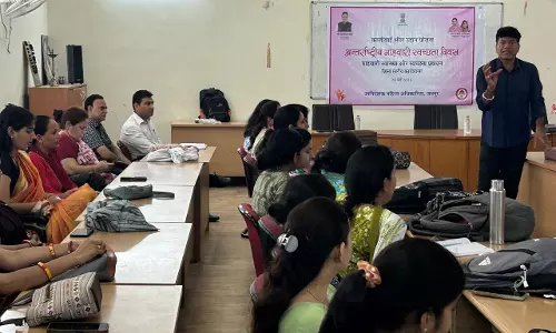Jaipur: माहवारी स्वास्थ्य एवं स्वच्छता प्रबंधन पर कार्यशाला का हुआ आयोजन Jaipur: माहवारी स्वास्थ्य एवं स्वच्छता प्रबंधन पर कार्यशाला का हुआ आयोजन