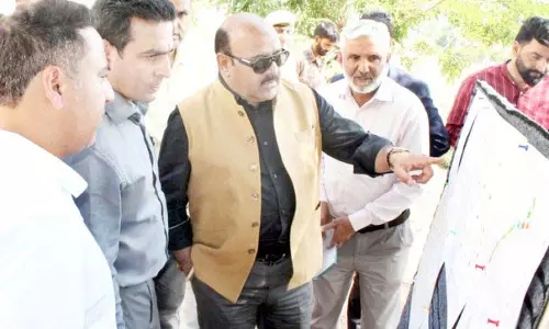 Jammu: उपमुख्यमंत्री ने मचबावन-मार्तंड में ट्रांजिट आवास के निर्माण कार्य का निरीक्षण किया