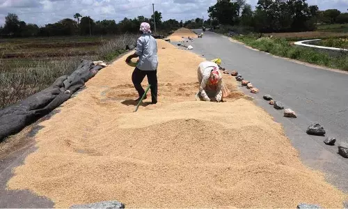 बेमौसम बारिश से Telangana के किसानों को भारी परेशानी का सामना करना पड़ रहा