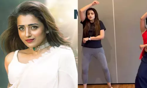 Thug Life में शुगर बेबी के सिग्नेचर स्टेप के लिए त्रिशा कृष्णन की पर्दे के पीछे की तैयारी