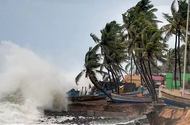 Andhra : बंगाल की खाड़ी के उत्तर-पश्चिम में चक्रवात तट पर बारिश का अनुमान Andhra : बंगाल की खाड़ी के उत्तर-पश्चिम में चक्रवात तट पर बारिश का अनुमान