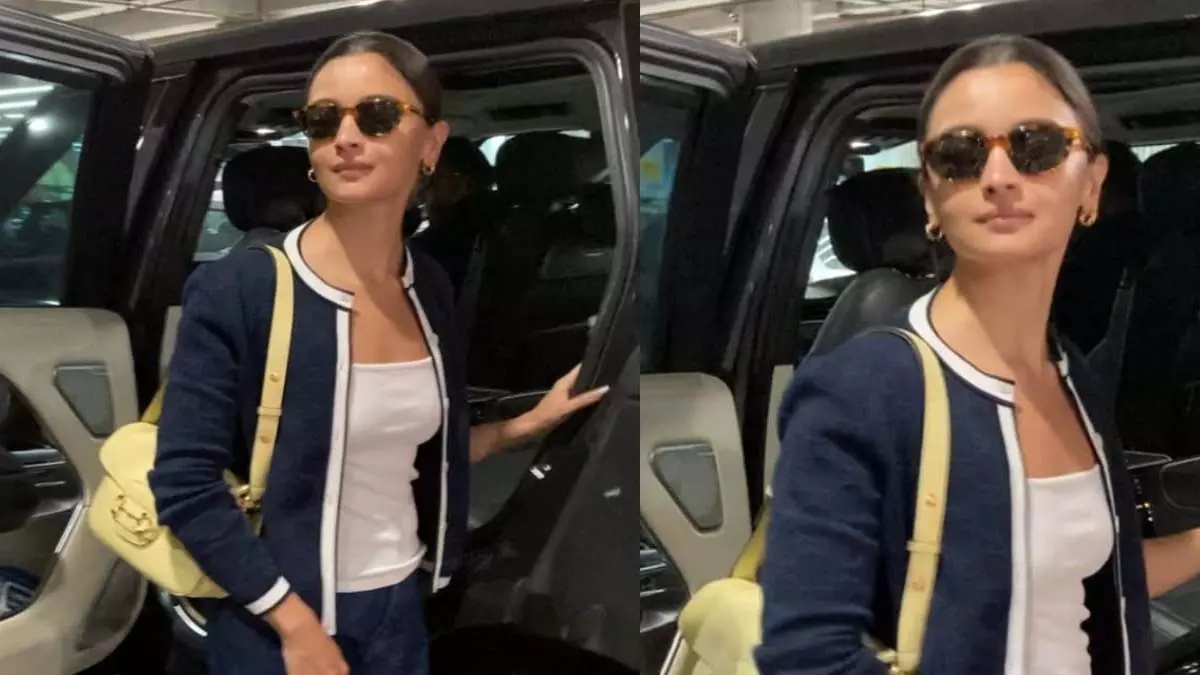 Alia Bhatt कान फिल्म फेस्टिवल से लौटीं, 1,64,848 रुपये का नीला कार्डिगन और पीला शोल्डर बैग लेकर मुंबई एयरपोर्ट पर पहुंचीं Alia Bhatt कान फिल्म फेस्टिवल से लौटीं, 1,64,848 रुपये का नीला कार्डिगन और पीला शोल्डर बैग लेकर मुंबई एयरपोर्ट पर पहुंचीं
