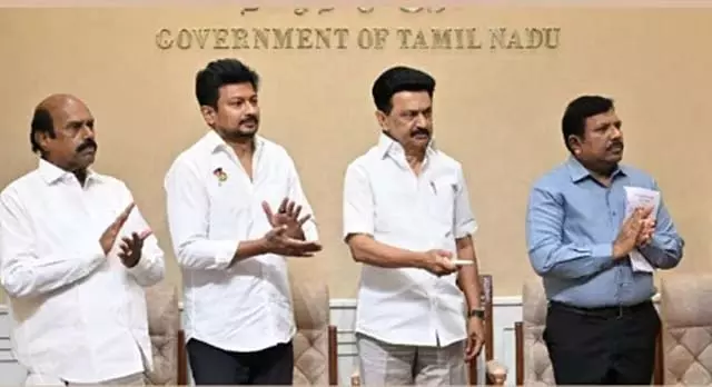 Tamil Nadu : मुत्तुकाडु में कलैगनार अंतर्राष्ट्रीय सम्मेलन केंद्र का 525 करोड़ में निर्माण Tamil Nadu : मुत्तुकाडु में कलैगनार अंतर्राष्ट्रीय सम्मेलन केंद्र का 525 करोड़ में निर्माण
