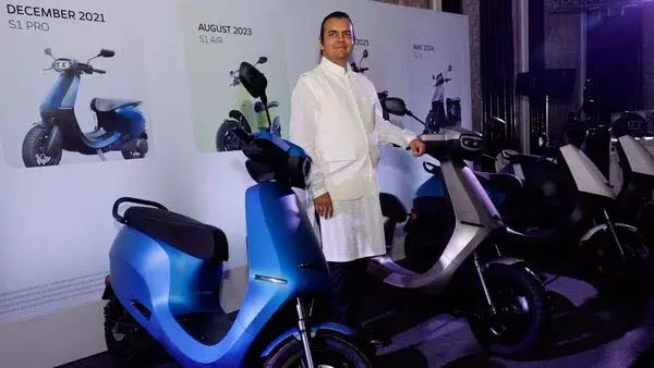 Ola Electric का चौथी तिमाही का शुद्ध घाटा दोगुना होकर 870 करोड़ रुपये हुआ Ola Electric का चौथी तिमाही का शुद्ध घाटा दोगुना होकर 870 करोड़ रुपये हुआ