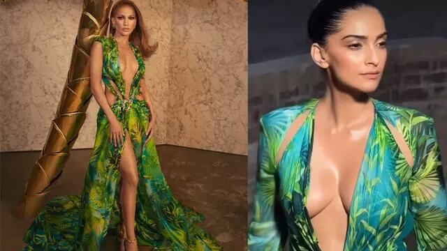 Jennifer Lopez जैसा ड्रेस पहन सोनम कपूर ने मचाया धमाल Jennifer Lopez जैसा ड्रेस पहन सोनम कपूर ने मचाया धमाल