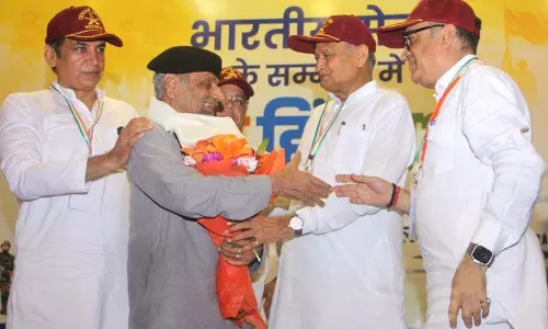 Delhi कांग्रेस ने ‘जय हिंद सभा’ में सशस्त्र बलों को किया सम्मानित Delhi कांग्रेस ने ‘जय हिंद सभा’ में सशस्त्र बलों को किया सम्मानित
