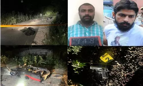 Hapur: लॉरेंस गैंग का कुख्यात शार्प शूटर पुलिस मुठभेड़ में मारा गया Hapur: लॉरेंस गैंग का कुख्यात शार्प शूटर पुलिस मुठभेड़ में मारा गया
