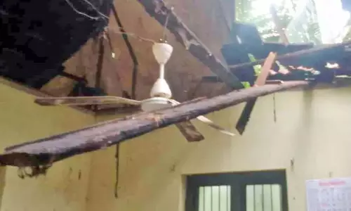19 घर आंशिक रूप से ढह गए; नौ परिवारों को स्थानांतरित किया गया