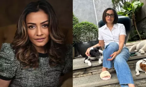 Namrata Shirodkar ने घर पर अपने पालतू जानवरों के साथ मस्ती करते हुए बॉब हेयरकट में नया लुक दिखाया