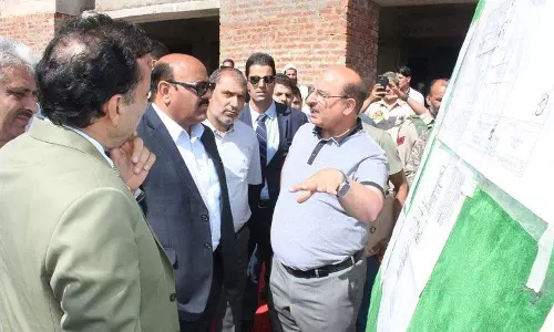 उपमुख्यमंत्री ने श्रीनगर में SKIMS के विस्तार कार्य का निरीक्षण किया