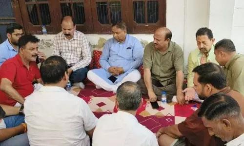 भाजपा नेताओं ने शहीद ASI योग राज सिंह को श्रद्धांजलि दी