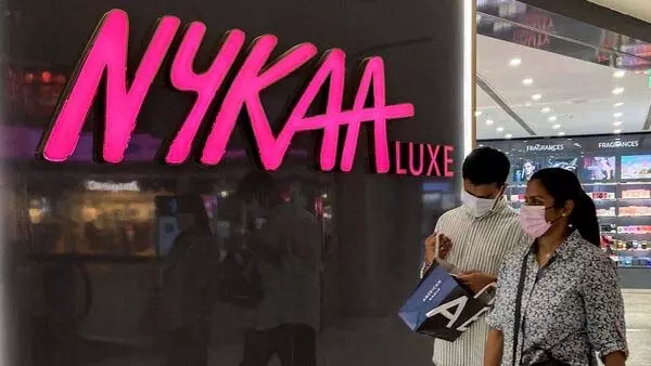 Nykaa का चौथी तिमाही का मुनाफा लगभग तीन गुना बढ़कर ₹20 करोड़ सालाना हो गया Nykaa का चौथी तिमाही का मुनाफा लगभग तीन गुना बढ़कर ₹20 करोड़ सालाना हो गया