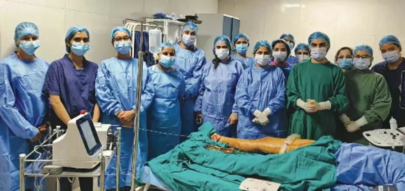 AIIMS जम्मू ने ‘एंडोवेनस लेजर एब्लेशन’ सेवाएं शुरू की AIIMS जम्मू ने ‘एंडोवेनस लेजर एब्लेशन’ सेवाएं शुरू की