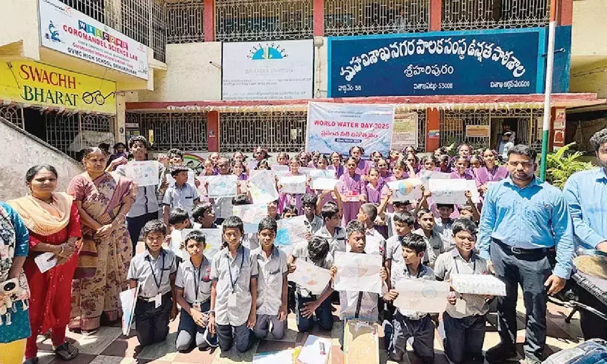 Tamil Nadu: छात्र जल संरक्षण अभियान में शामिल हुए
