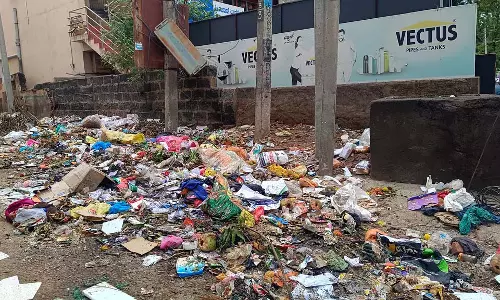 नगर निगम कर्मचारियों की हड़ताल चौथे दिन भी जारी; कूड़ा उठाने वाले नहीं, हर तरफ बदबू