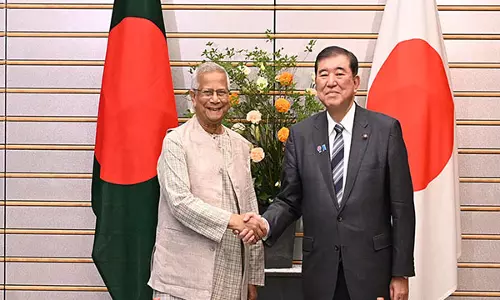 Japan बांग्लादेश को बजट सहायता, रेलवे के लिए 1.063 बिलियन अमेरिकी डॉलर देगा Japan बांग्लादेश को बजट सहायता, रेलवे के लिए 1.063 बिलियन अमेरिकी डॉलर देगा