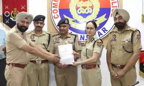 Jalandhar: नशा विरोधी अभियान में पुलिस अधिकारियों को सम्मानित किया