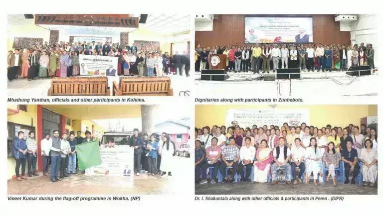 संपूर्ण Nagaland में विकसित कृषि संकल्प अभियान शुरू किया गया