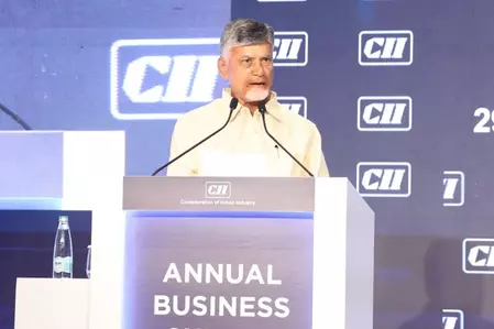 भारत दुनिया की तीसरी सबसे बड़ी अर्थव्यवस्था बनने की राह पर, आगे बढ़ने के लिए आंध्र प्रदेश भी तैयार : चंद्रबाबू नायडू भारत दुनिया की तीसरी सबसे बड़ी अर्थव्यवस्था बनने की राह पर, आगे बढ़ने के लिए आंध्र प्रदेश भी तैयार : चंद्रबाबू नायडू