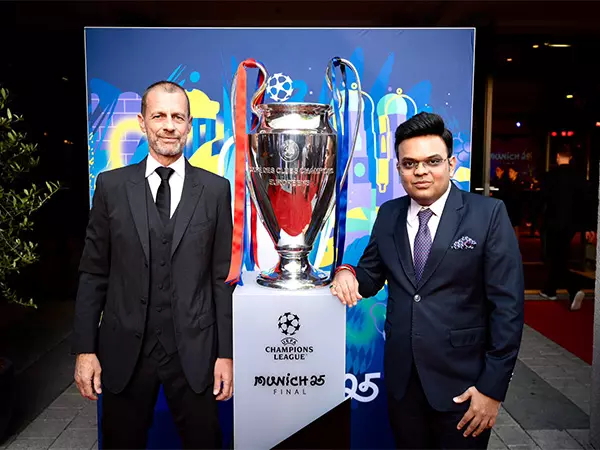 म्यूनिख में क्रिकेट का प्रतिनिधित्व करना सम्मान की बात है: UCL 2024-25 Final से पहले जय शाह म्यूनिख में क्रिकेट का प्रतिनिधित्व करना सम्मान की बात है: UCL 2024-25 Final से पहले जय शाह