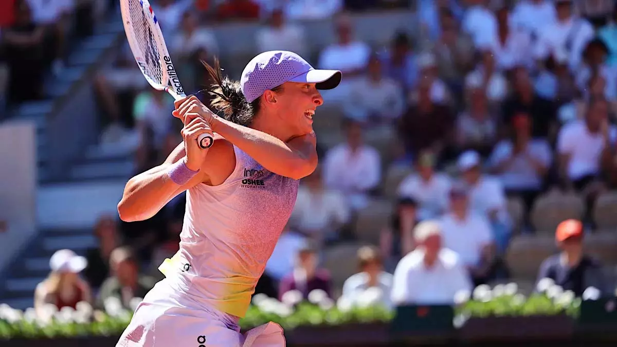 French Open: स्वियाटेक ने दूसरे सेट में जीत हासिल कर 24वीं जीत दर्ज की French Open: स्वियाटेक ने दूसरे सेट में जीत हासिल कर 24वीं जीत दर्ज की