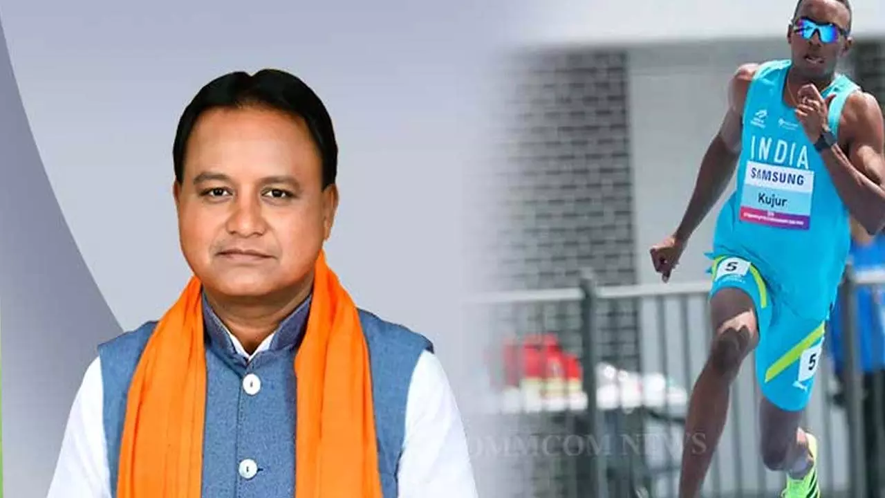 माझी ने दक्षिण कोरिया में ऐतिहासिक कांस्य पदक जीतने पर ओडिशा के धावक अनिमेष कुजूर की सराहना की माझी ने दक्षिण कोरिया में ऐतिहासिक कांस्य पदक जीतने पर ओडिशा के धावक अनिमेष कुजूर की सराहना की