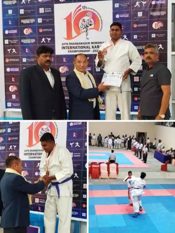 खिलाड़ी सह पत्रकार धनीराम निराला ने कराटे में जीता कांस्य पदक खिलाड़ी सह पत्रकार धनीराम निराला ने कराटे में जीता कांस्य पदक