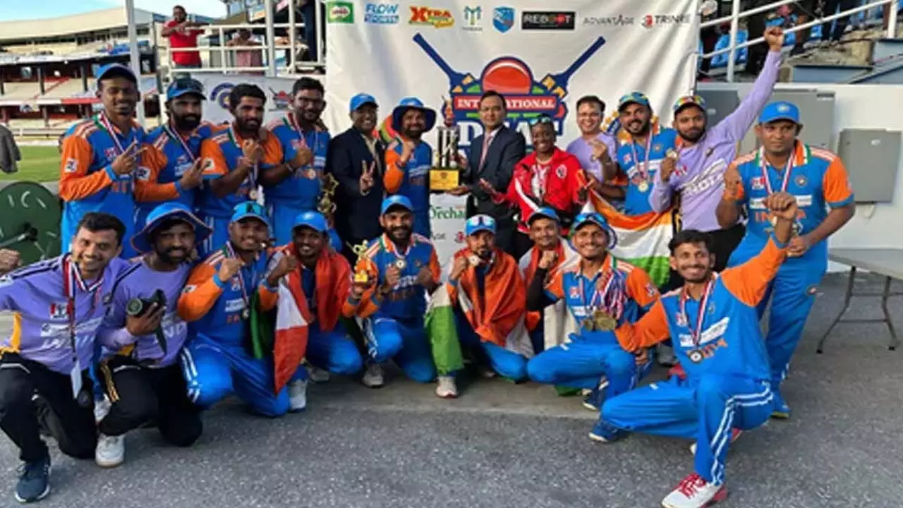 भारत ने ऐतिहासिक बधिर क्रिकेट दौरे में त्रिनिदाद और टोबैगो के खिलाफ ऐतिहासिक श्रृंखला जीत दर्ज की भारत ने ऐतिहासिक बधिर क्रिकेट दौरे में त्रिनिदाद और टोबैगो के खिलाफ ऐतिहासिक श्रृंखला जीत दर्ज की