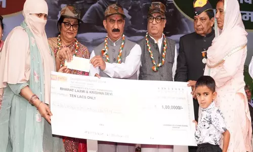 CM Sukhu ने जय हिंद सभा ​​में सैनिकों और उनके परिवारों को सम्मानित किया