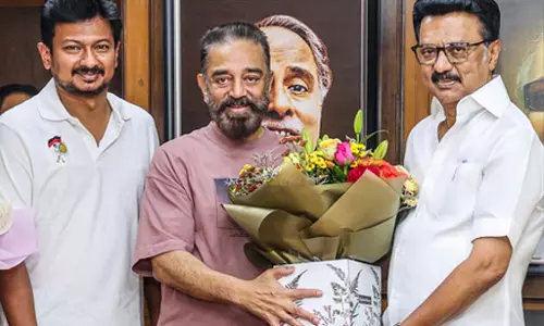 कन्नड़ के बारे में बात करने में कुछ भी ग़लत नहीं है: Kamal Haasan कन्नड़ के बारे में बात करने में कुछ भी ग़लत नहीं है: Kamal Haasan