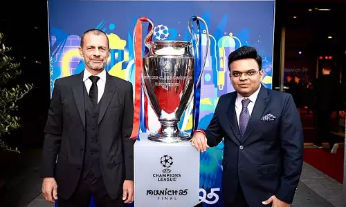 जय शाह ने UEFA अध्यक्ष से मुलाकात की जय शाह ने UEFA अध्यक्ष से मुलाकात की