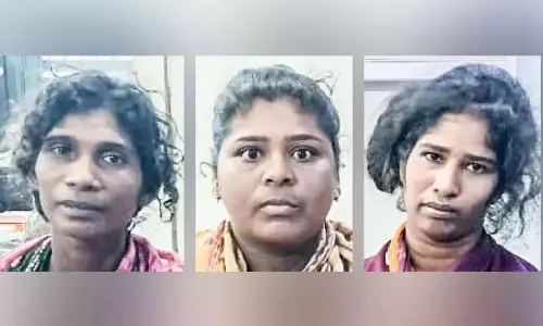Kerala : निर्माणाधीन विला से चोरी के आरोप में तीन महिलाएं गिरफ्तार Kerala : निर्माणाधीन विला से चोरी के आरोप में तीन महिलाएं गिरफ्तार
