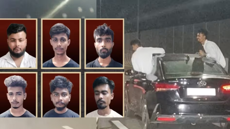 Guwahati में चलती कार पर स्टंट करने के आरोप में छह युवक गिरफ्तार