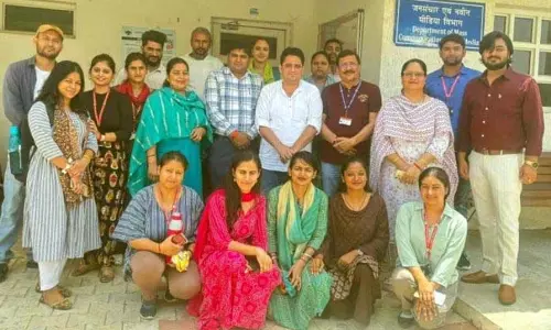 CUJ ने मनाया हिंदी पत्रकारिता दिवस