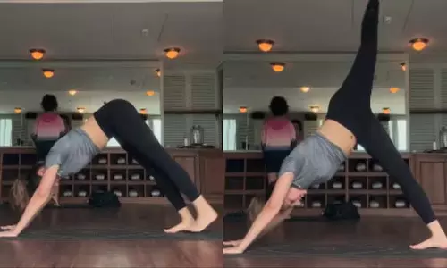 Nargis Fakhri की योग दिनचर्या शक्ति, संतुलन और लचीलेपन के बारे में है
