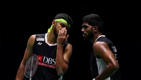 Singapore Open: सेमीफाइनल में हार के बावजूद सात्विक-चिराग के लिए कई सकारात्मक बातें Singapore Open: सेमीफाइनल में हार के बावजूद सात्विक-चिराग के लिए कई सकारात्मक बातें