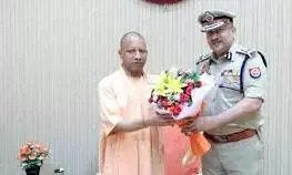 Lucknow: नए कार्यवाहक डीजीपी राजीव कृष्ण ने सीएम योगी से की शिष्टाचार भेंट Lucknow: नए कार्यवाहक डीजीपी राजीव कृष्ण ने सीएम योगी से की शिष्टाचार भेंट