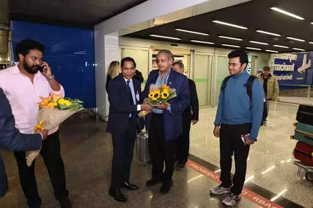 थरूर के नेतृत्व में सर्वदलीय टीम आतंकवाद मुद्दे पर ब्राजील पहुंची थरूर के नेतृत्व में सर्वदलीय टीम आतंकवाद मुद्दे पर ब्राजील पहुंची