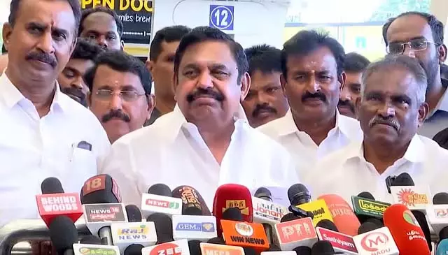 DMDK के साथ सौहार्दपूर्ण संबंध हैं- एडप्पादी पलानीस्वामी DMDK के साथ सौहार्दपूर्ण संबंध हैं- एडप्पादी पलानीस्वामी