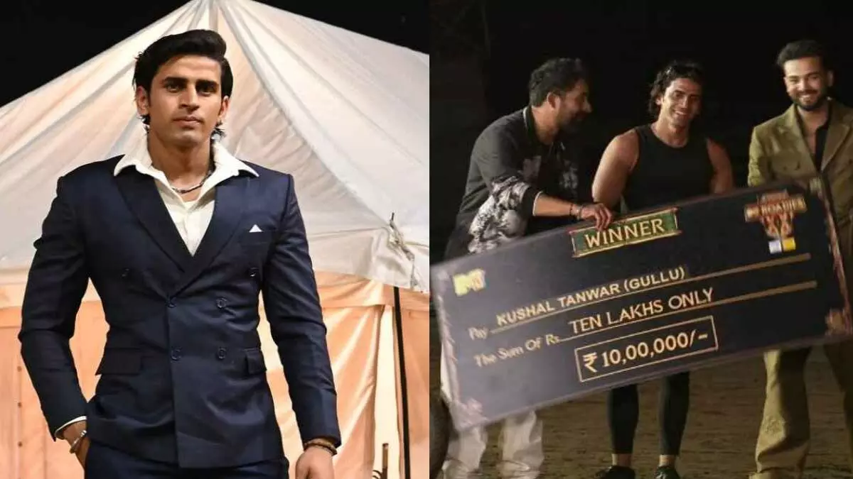 Kushal Gullu तंवर ने एमटीवी रोडीज़ XX जीता: एल्विश यादव की गैंग ने ₹10 लाख पुरस्कार के साथ जीत हासिल की Kushal Gullu तंवर ने एमटीवी रोडीज़ XX जीता: एल्विश यादव की गैंग ने ₹10 लाख पुरस्कार के साथ जीत हासिल की