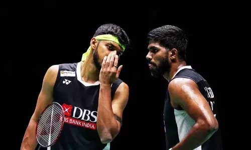 Singapore Open: सात्विक-चिराग सेमीफाइनल में हार गए Singapore Open: सात्विक-चिराग सेमीफाइनल में हार गए