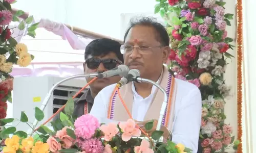 दुर्ग पहुंचे CM साय, वीडियो