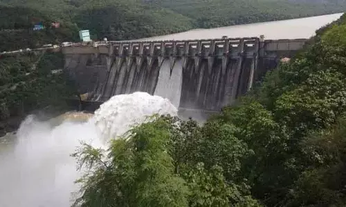 जल वर्ष 2025-26 के पहले दिन Srisailam बांध को 30,000 क्यूसेक से अधिक पानी प्राप्त हुआ जल वर्ष 2025-26 के पहले दिन Srisailam बांध को 30,000 क्यूसेक से अधिक पानी प्राप्त हुआ