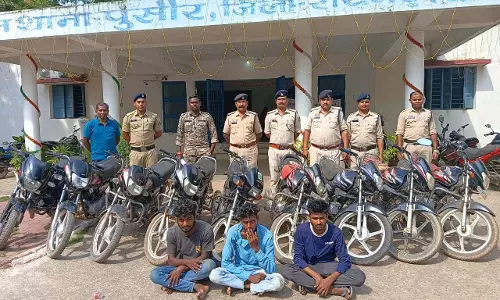साप्ताहिक बाजार में 9 बाइक की चोरी, गिरोह का भंडाफोड़