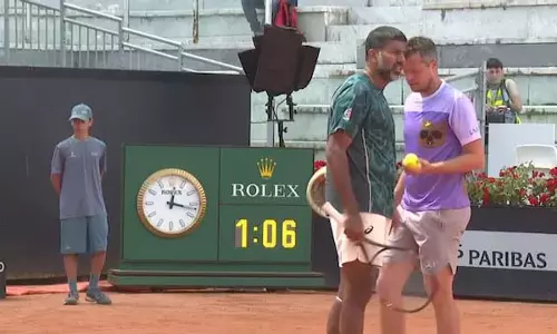 French Open 2025 : से बाहर हुए बोपन्ना-पावलसेक