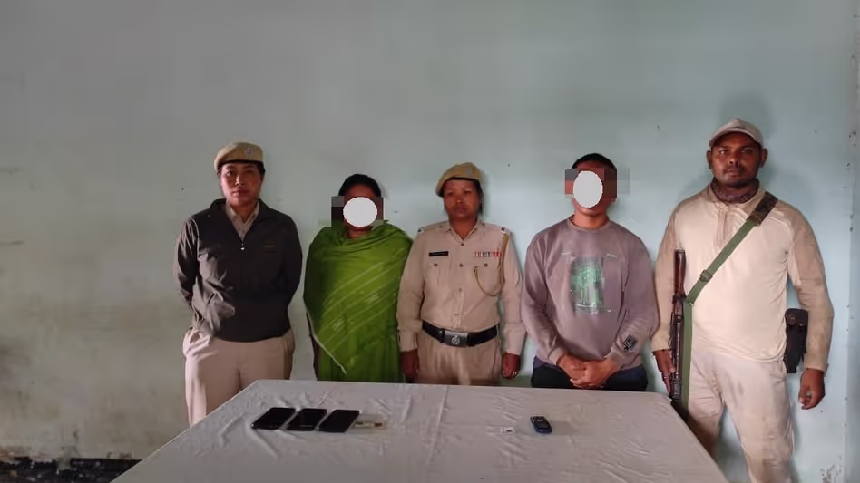 Manipur पुलिस ने सुरक्षा अभियान तेज किया: पांच गिरफ्तार, हेरोइन और हथियार जब्त
