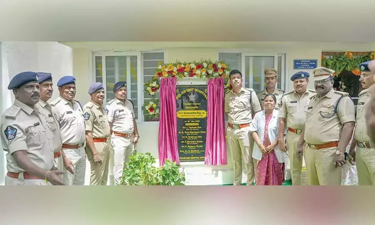 SP ने किया पुनर्निर्मित पुलिस अस्पताल का उद्घाटन