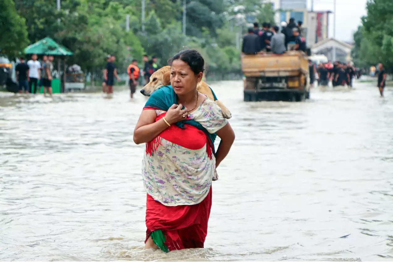 Assam में भीषण बाढ़ का कहर, 4 लाख से ज्यादा लोग प्रभावित Assam में भीषण बाढ़ का कहर, 4 लाख से ज्यादा लोग प्रभावित