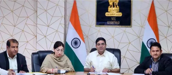 DDC किश्तवाड़ ने वित्तीय वर्ष 2025-26 के लिए RDD योजना प्रस्तावों की समीक्षा की DDC किश्तवाड़ ने वित्तीय वर्ष 2025-26 के लिए RDD योजना प्रस्तावों की समीक्षा की